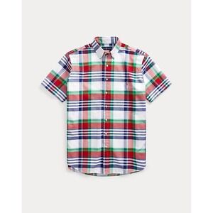 Polo Ralph Lauren Men's‎ Classic-Fit Oxford Short Sleeve Plaid Shirt Size Small